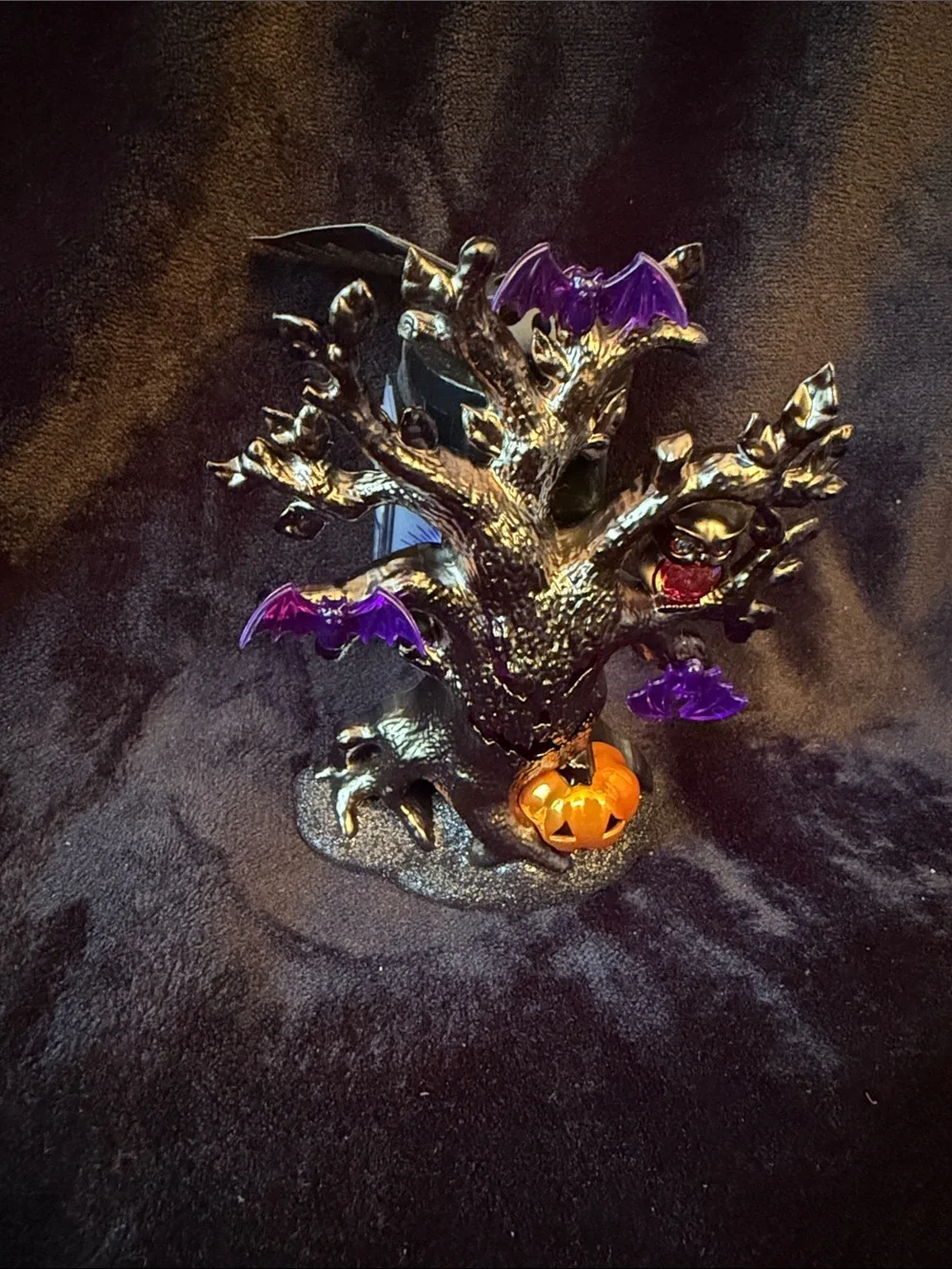 Bath & Body Works Black and Purple Halloween Plug-In Fragrance Warmer.
